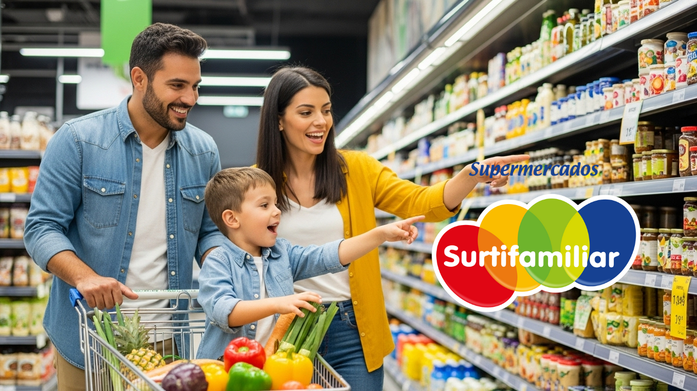 Surtifamiliar supermarket aisle